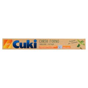 Cuki Cuoce Carta Forno naturale 20 fogli 33 x 38 cm