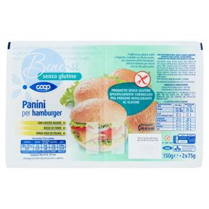 senza glutine Panini per hamburger 2 x 75 g