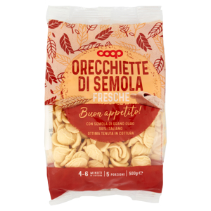 Orecchiette di Semola Fresche 500 g