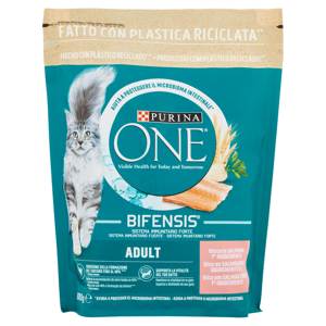 Purina One Bifensis Adult Cibo per Gatti con Salmone e Cereali Integrali 800g