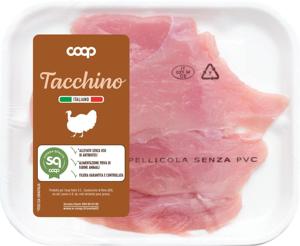 Fesa di tacchino a fette 250 g ca