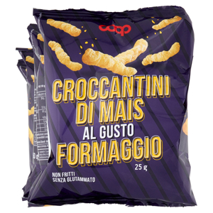 Croccantini di Mais al Gusto Formaggio 6 x 25 g