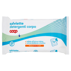 salviette detergenti corpo 25x20 cm 24 pz