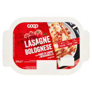 Lasagne alla Bolognese con Ragù di Carne e Besciamella surgelate 330 g