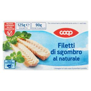 Filetti di sgombro al naturale 125 g