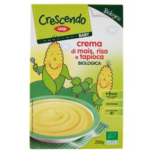 crema di mais, riso e tapioca Biologica 200 g