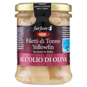 Filetti di Tonno Yellowfin all'olio di oliva 200 g