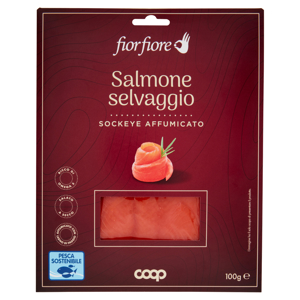 Salmone selvaggio Sockeye Affumicato 100 g