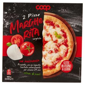 2 Pizze Margherita surgelate 2 x 330 g