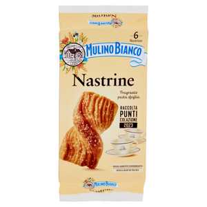 Mulino Bianco Nastrine Merenda Senza Additivi Conservanti 6 pezzi 240g