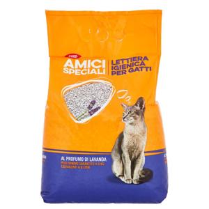 Lettiera Igienica per Gatti al Profumo di Lavanda 4,9 kg