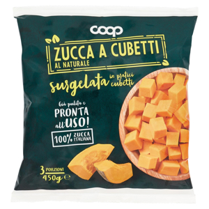 Zucca a Cubetti al Naturale surgelata 450 g