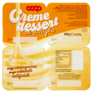 Creme dessert alla Vaniglia 4 x 125 g