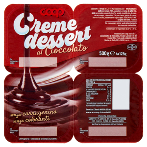 Creme dessert al Cioccolato 4 x 125 g