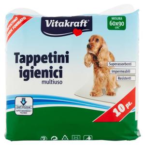 Vitakraft Tappetini igienici multiuso Misura 60x90 cm 10 pz