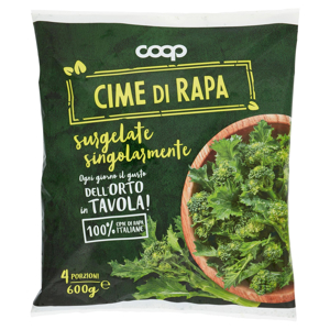 Cime di Rapa surgelate singolarmente 600 g