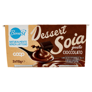 Naturalmente Senza Lattosio Dessert Soia gusto Cioccolato 2 x 115 g