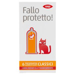 Fallo protetto! Preservativi Lubrificati Classici 6 pz