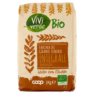 Farina di Grano Tenero Integrale Biologica 1 Kg