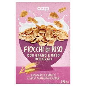 Fiocchi di Riso con Grano e Orzo Integrali 375 g