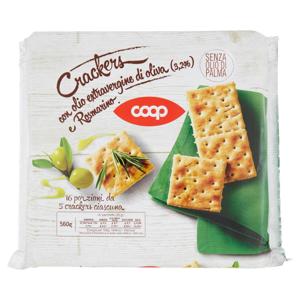 Crackers con Olio Extra Vergine di Oliva e Rosmarino 16 x 35 g