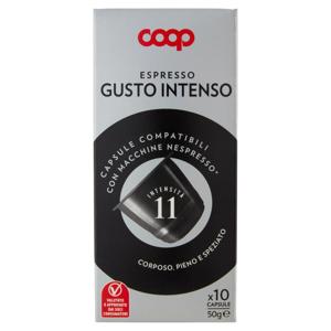 Espresso Gusto Intenso 10 Capsule Compatibili con Macchine Nespresso* 50 g