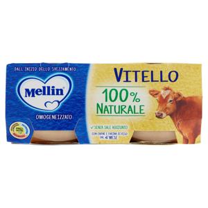 MELLIN Omogeneizzato di carne di Vitello 2 x 80 g