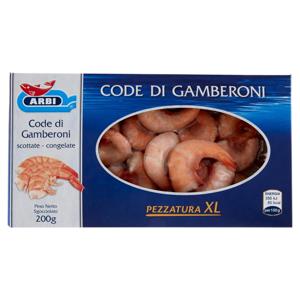 Arbi Code di Gamberoni Scottate Congelate 200 g