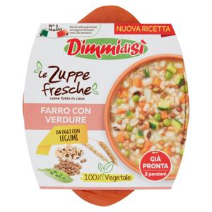 DimmidiSì le Zuppe fresche Farro con Verdure 620 g