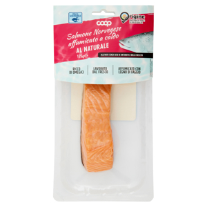 Salmone Norvegese affumicato a caldo al Naturale 125 g