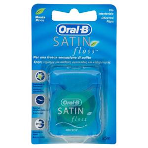 Oral-B Filo Interdentale Satin Floss Menta 25 m