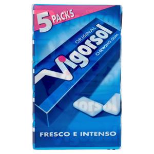 Vigorsol Original Chewing Gum 5 Packs 75 g