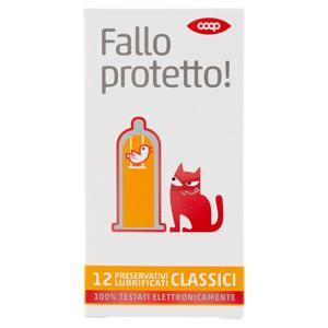 Fallo protetto! Preservativi Lubrificati Classici 12 pz