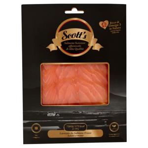 Scott's Salmone Scozzese Affumicato di Alta Qualità 100 g