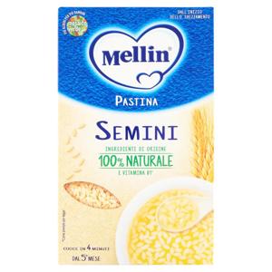 MELLIN Pastina 100% Naturale Semini con farina Grano Tenero 320 g