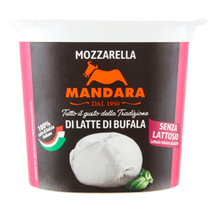 Mandara Mozzarella di Bufala Senza Lattosio 200 g