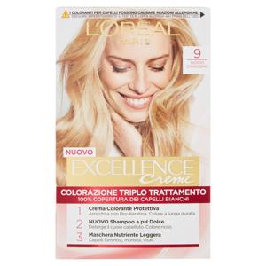 L'Oréal Paris Excellence Crema colorante triplo trattamento avanzato, 9 Biondo Chiarissimo