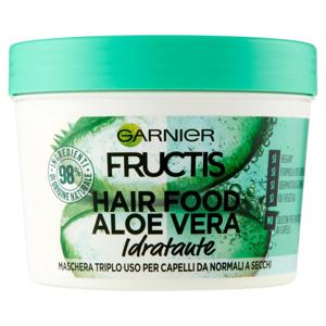 Garnier Maschera Idratante Fructis Hair Food, 3 in 1, Capelli Normali, Aloe