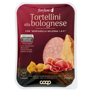 Tortellini alla bolognese con "Mortadella Bologna I.G.P." 250 g