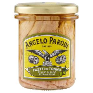 Angelo Parodi Filetti di Tonno in Olio di Oliva Extravergine 195 g