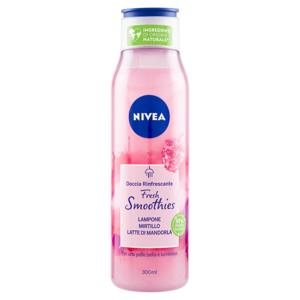 Nivea Doccia Rinfrescante Fresh Smoothies Lampone Mirtillo Latte di Mandorla 300 ml