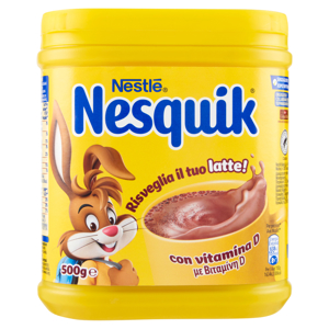 NESQUIK Preparato Solubile per Bevanda con Cacao Magro barattolo 500 g