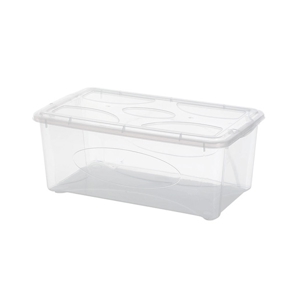 Box con coperchio trasparente 39,5x23,5x16  cm