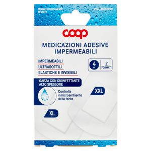 Medicazioni Adesive Impermeabili 2 Formati XL-XXL 4 pz