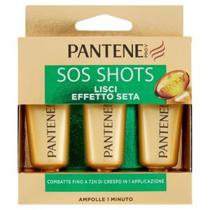 Pantene Pro-V SOS Shots Lisci Effetto Seta - Ampolla 1 Minuto 3 x 15 ml