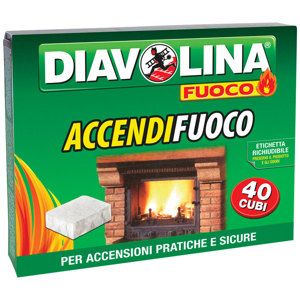 DIAVOLINA ACCENDIFUOCO 40 CUBI