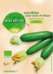 Sementi Bio Zucchino Nano verde di Milano 5g