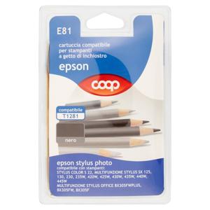 cartuccia compatibile per stampanti a getto di inchiostro epson E81 nero 