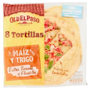 Old El Paso 8 Tortillas Maiz Y Trigo 8 x 42 g