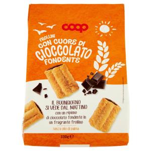 Frollini con Cuore di Cioccolato Fondente 330 g